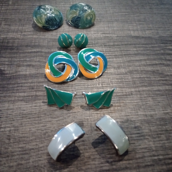 Jewelry - Colorful Earrings-Pack Of Five